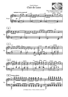 Clair de Lune (harp solo)