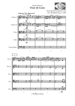Clair de Lune (string quintet)